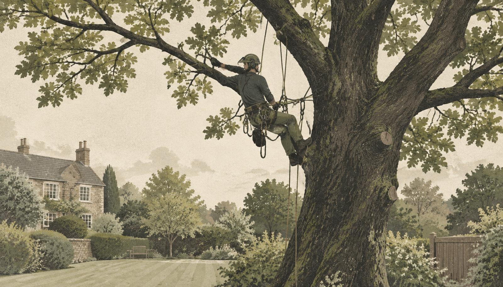 Illustration: tree surgery in Bracknell