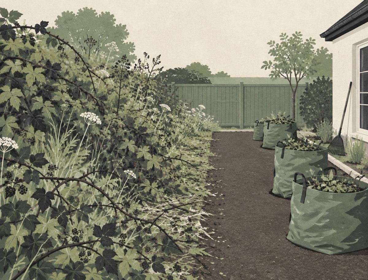 Illustration: Overgrown Garden Clearance